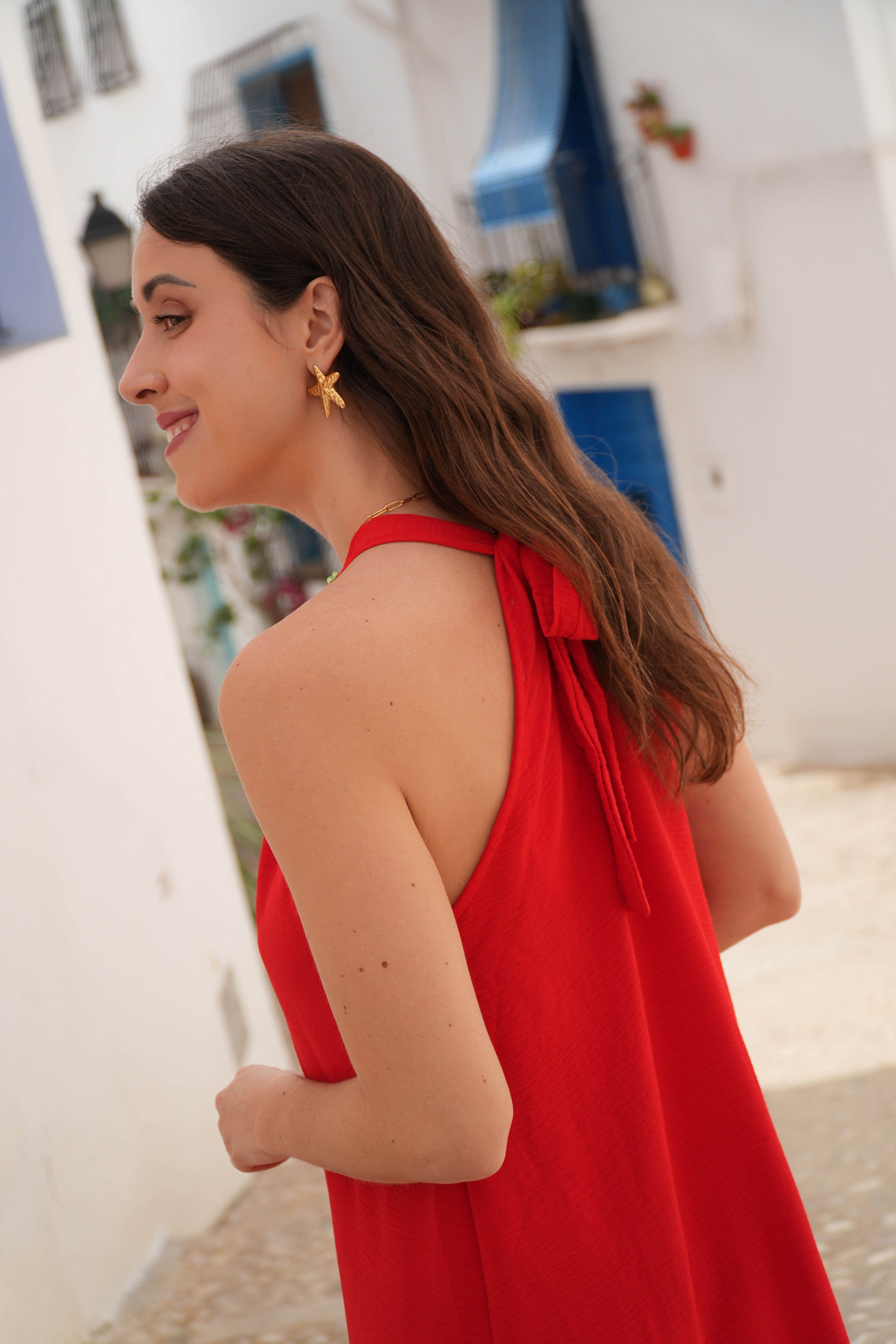 VESTIDO CORFU ROJO