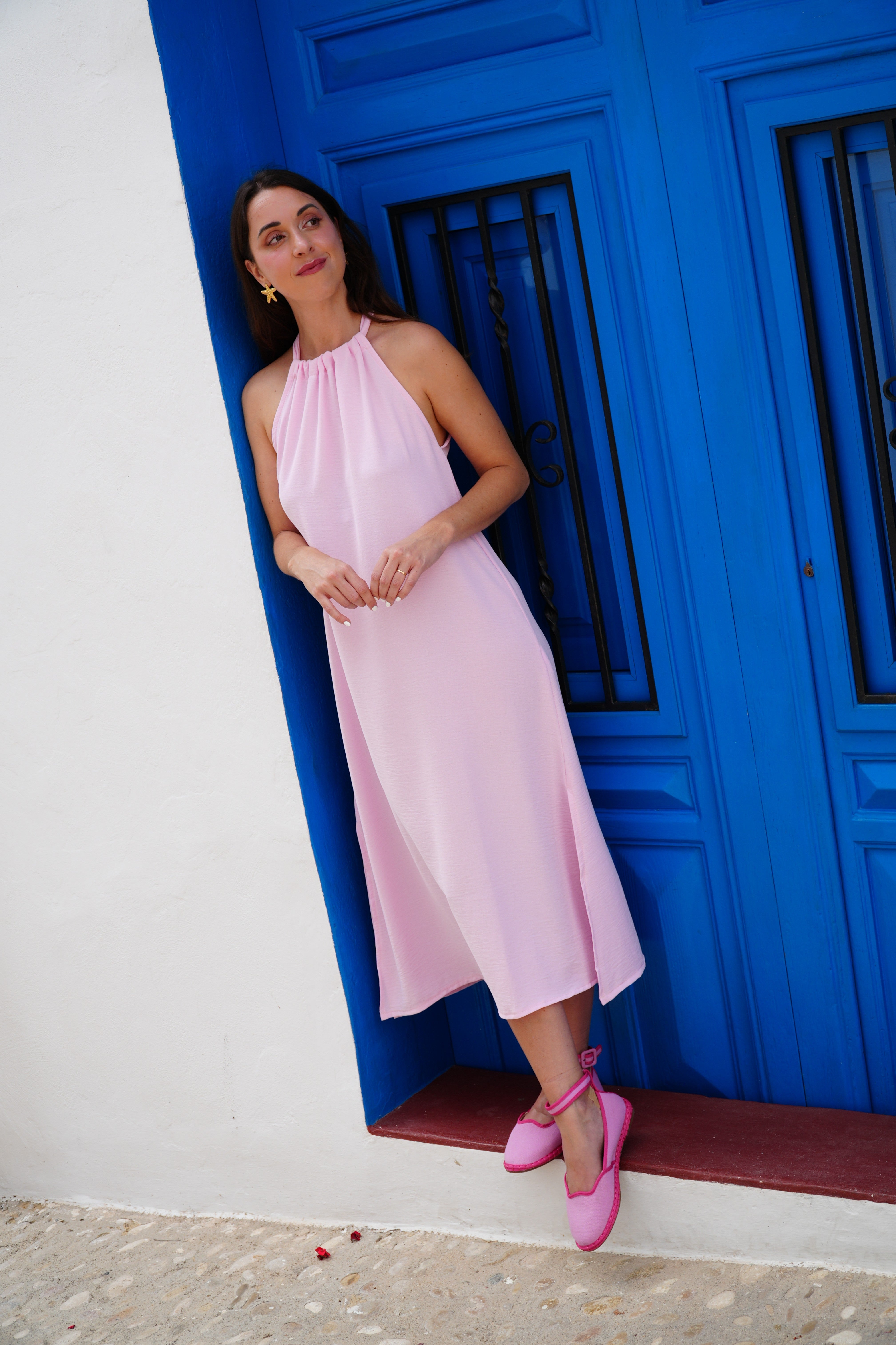 VESTIDO CORFU ROSA